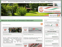 Tablet Screenshot of gymnasium-kirchheim.de